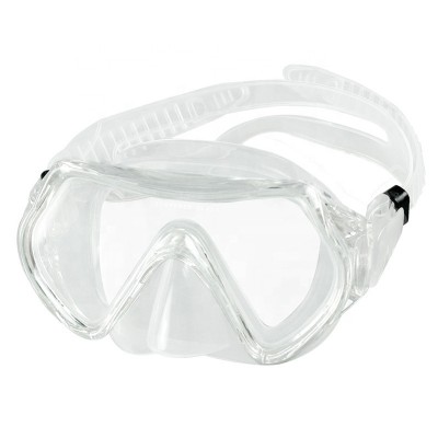 Wide View Transparent frame Dive Mask Swimming Snorkeling Mask For Kids