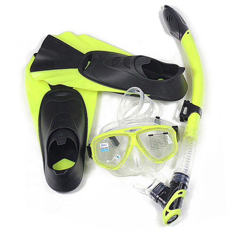 Top Quality Scuba Diving Equipment Fins Set Mask and Semi-dry Snorkel